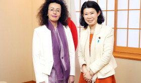 Դեսպան Մոնիկա Սիմոնյանը հանդիպել է Ճապոնիայի արտաքին գործերի պետնախարար Այանո Կունիմիցուի հետ