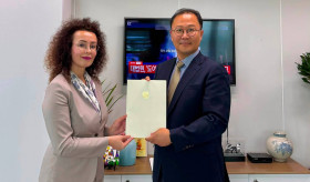 Ambassador Simonyan presented copies of her letters of credence to Mr. Jae-hwan Kwon, Director-General for Protocol Affairs at the Ministry of Foreign Affairs of the Republic of Korea