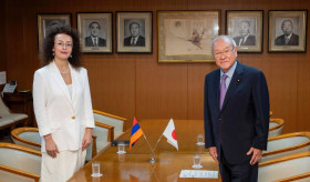 ՀՀ դեսպանը հանդիպել է ԼԴԿ Գլխավոր քարտուղար Շունիչի Սուզուկիի հետ